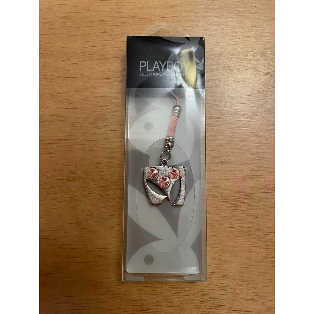New Playboy Bunny Ears Pink Bling Rhinestones Cellphone Accessory